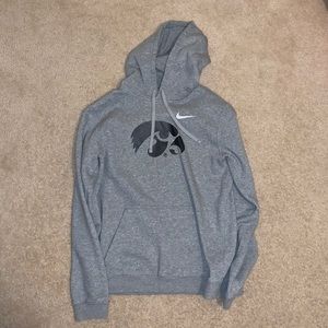 Nike University of Iowa Grey Hoodie